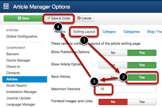 Content History, Joomla 3.2, thu thuat joomla, joomla tips, thu thuat hay