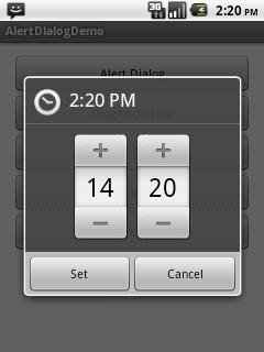 dialog, notification, picker, android, lap trinh android