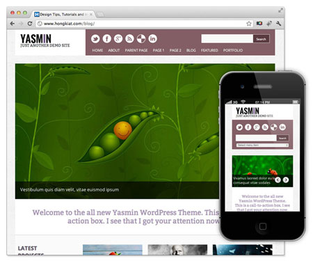 responsive theme, responsive web design, WordPress Themes, website template, free template