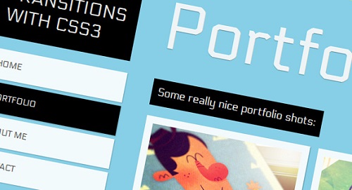 css3, Page Transitions,  single page, thu thuat css, css co ban