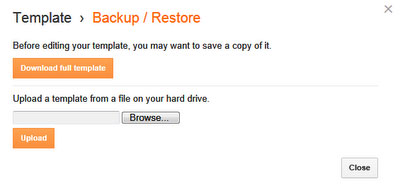 backup, blogger template, blogspot tips, restore, thu thuat blogspot