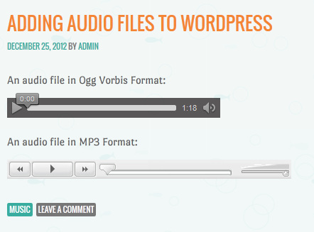 audio, chèn nhạc, oEmbed, SoundCloud, thu thuat wordpress, wordpres tips, wordpress cơ bản