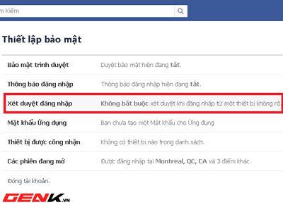  facebook, kiem tra nguoi la dang nhap facebook, thu thuat facebook, 