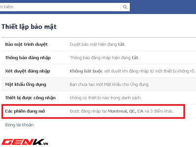  facebook, kiem tra nguoi la dang nhap facebook, thu thuat facebook, 