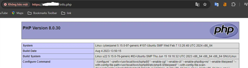 php, thay đổi php, cách thay đổi phiên bản php trên cyberpanel
