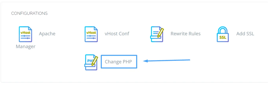 php, thay đổi php, cách thay đổi phiên bản php trên cyberpanel