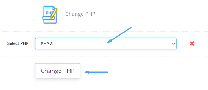 php, thay đổi php, cách thay đổi phiên bản php trên cyberpanel