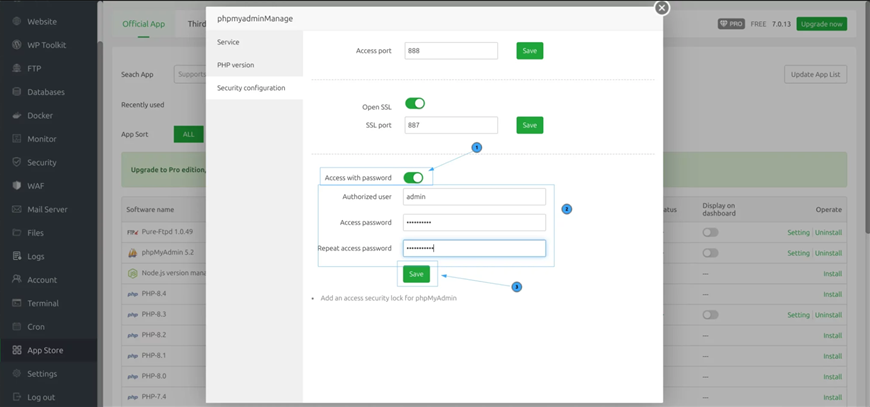 Hướng dẫn thiết lập khóa bảo mật truy cập phpMyAdmin trên aaPanel
TIn tức công nghệ, php mysql, database