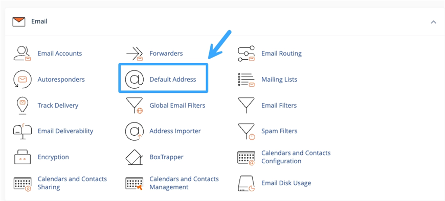 Tin tức công nghệ, cPanel, Default Address