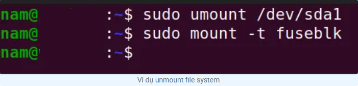 Hướng dẫn sử dụng lệnh mount trên hệ điều hành Linux linux, tin tức công nghệ, mount