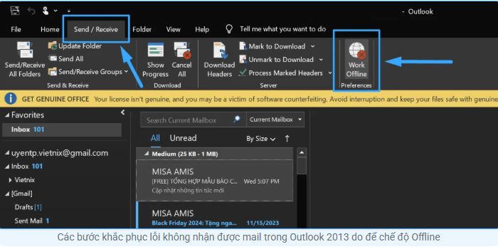 9 cách sửa lỗi Outlook không nhận được mail Tin tức công nghệ , outlook, mail