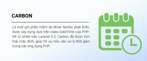 Xử lý DateTime đơn giản với Carbon trong Laravel & PHP Carbon, laravel, php