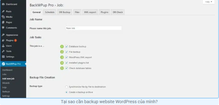 Backup WordPress là gì? WordPress, website, Backup WordPress