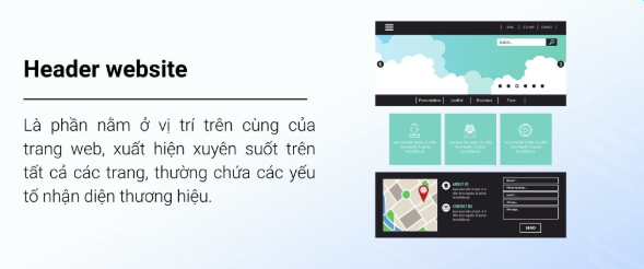 header, website, menu