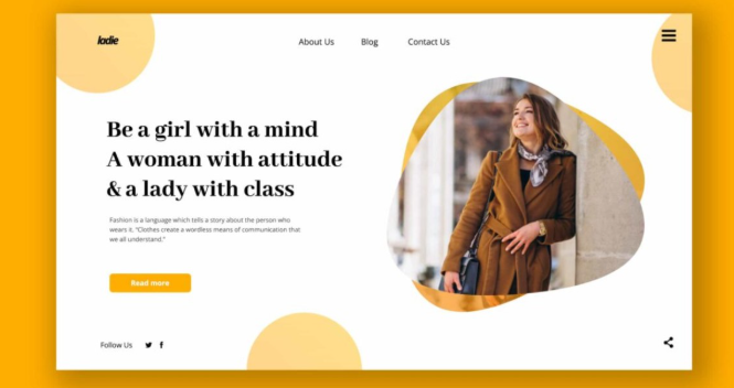 header, website, menu