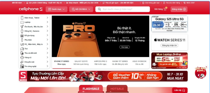 header, website, menu