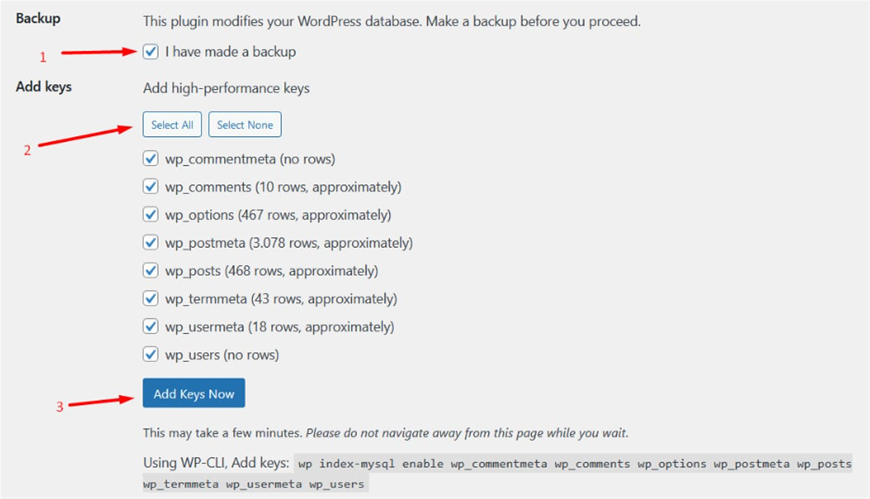 Cách tăng tốc website WordPress với plugin Index WP MySQL WordPress, MySQL , plugin