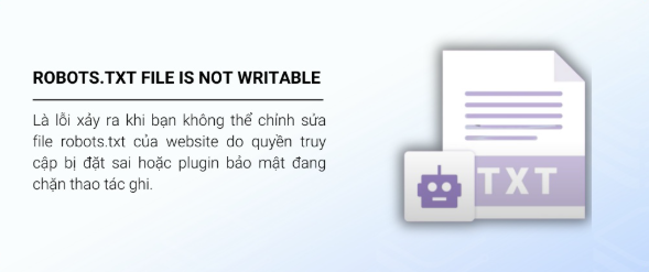 Nguyên nhân và cách khắc phục lỗi robots.txt file is not writable trong Rank Math robots, file is not writable trong Rank Math, robots.txt file is not writable