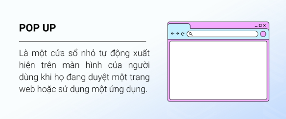 Pop up là gì? Khái niệm, phân loại, vai trò và cách sử dụng hiệu quả Pop up, modal, Pop up là gì