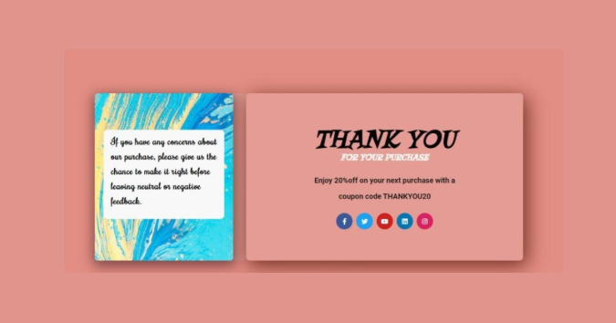 Thank You Page.Page, website