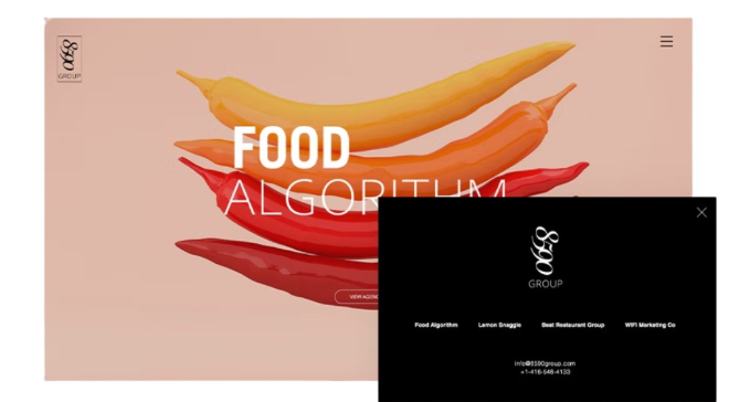 hamburger, Menu hamburger, website 