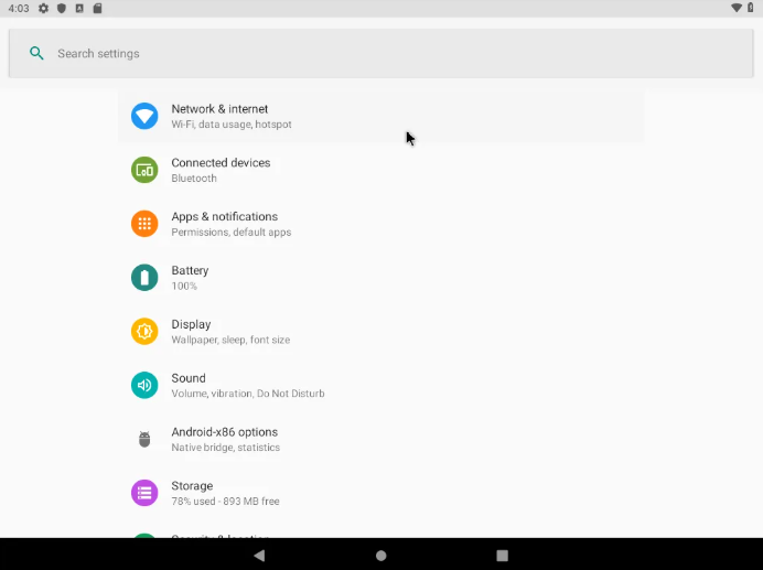 Android, Linux,  phần mềm giả lập Android trên Linux