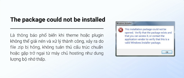 The package, WordPress, theme/plugin.