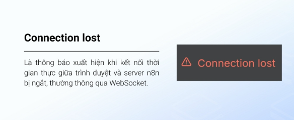 Hướng dẫn khắc phục lỗi n8n Connection Lost chi tiết và hiệu quả Connection Lost, n8n. backend
