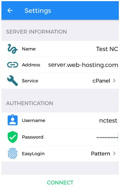 kết nối cPanel trên điện thọai, Hướng dẫn kết nối cPanel, Hướng dẫn kết nối cPanel trên điện thọai, 