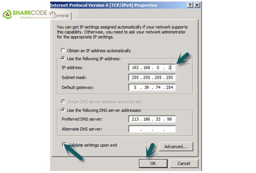  thay đổi IP Windows VPS, cách thay đổi IP Windows VPS, hướng dẫn thay đổi IP Windows VPS, đổi IP Windows VPS