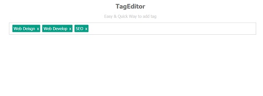 jQuery, tags, Javascript, html, css, Tạo Tag Editor