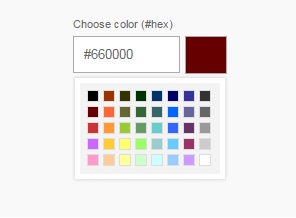 Color Picker, jQuery, jQuery tips, tao bang chon mau, code css