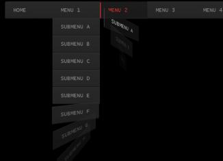 css3, drop down menu, menu, thu thuat css, css co ban