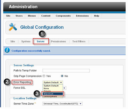 HTTP Error 500, joomla cơ bản, thu thuat joomla, tự học joomla, joomla 