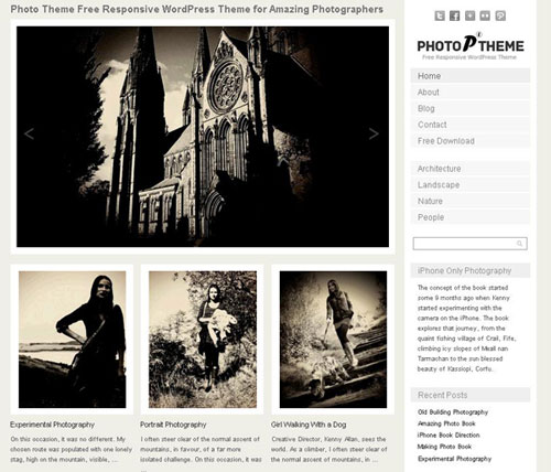 free template, mien phi, Portfolio WordPress, Themes, website template