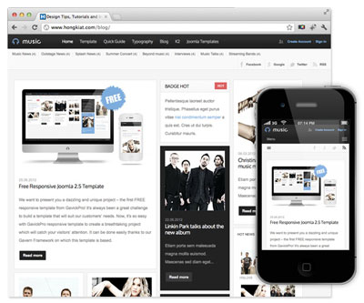 giao diện web, responsive theme, responsive web design, website template, website template tips