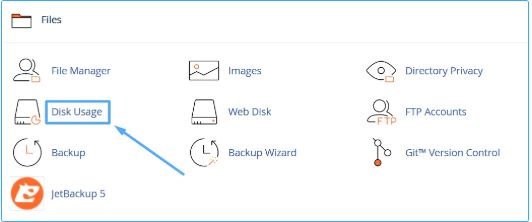 Disk Usage, Bandwidth, cPanel