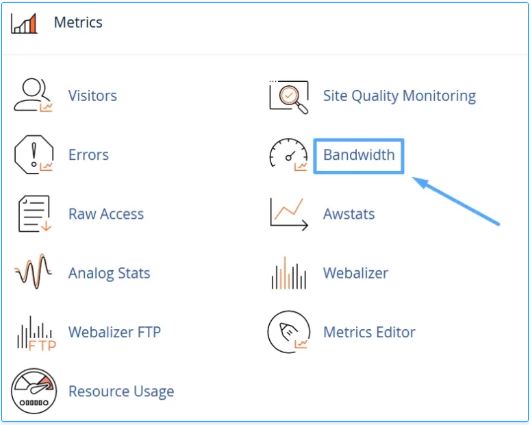 Disk Usage, Bandwidth, cPanel