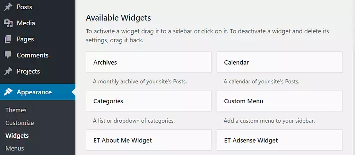 sidebar, wordpress, sidebar wordpress, wordpress sidebar