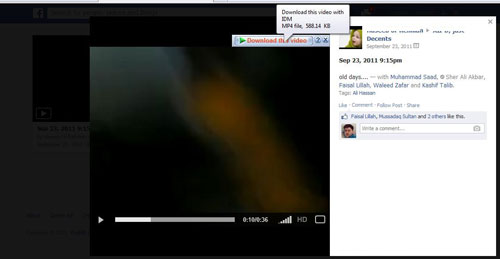 Facebook videos, Firefox add on, Google Chrome Extension, IDM, tien ich firefox