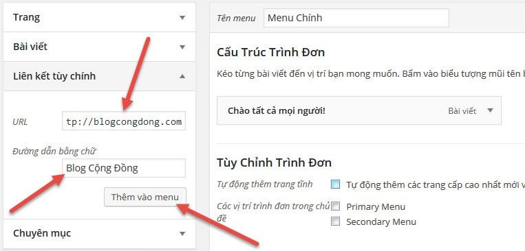 quản lý menu trong wordpress, sharecode quản lý menu, quản lý menu wordpress, quản lý menu sharecode