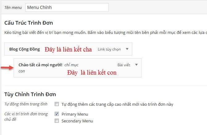 quản lý menu trong wordpress, sharecode quản lý menu, quản lý menu wordpress, quản lý menu sharecode