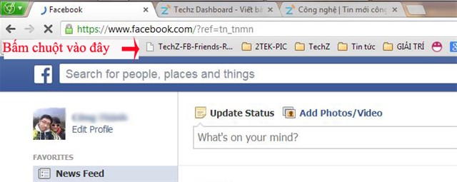 facebook tips, thu thuat facebook, facebook, danh sách bạn bè, facebook page