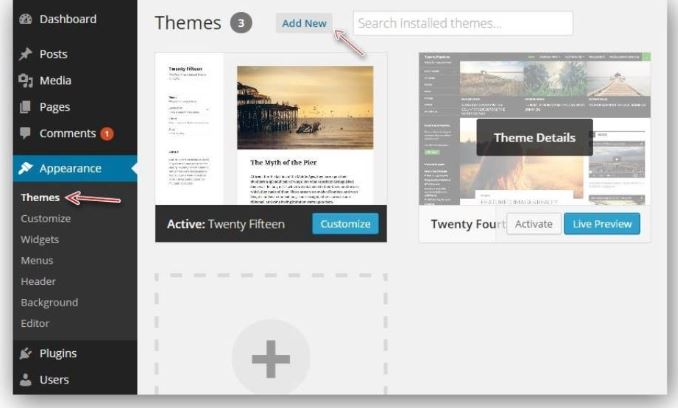 Theme là gì, cài đặt Theme website, tạo theme trong WordPress