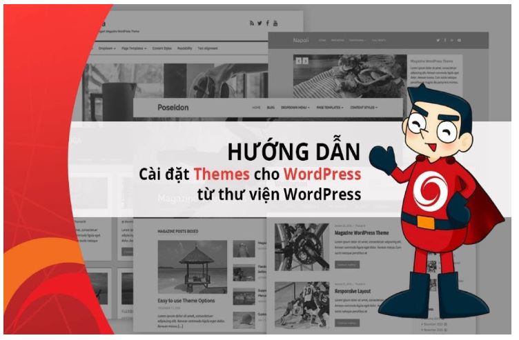 Theme là gì, cài đặt Theme website, tạo theme trong WordPress