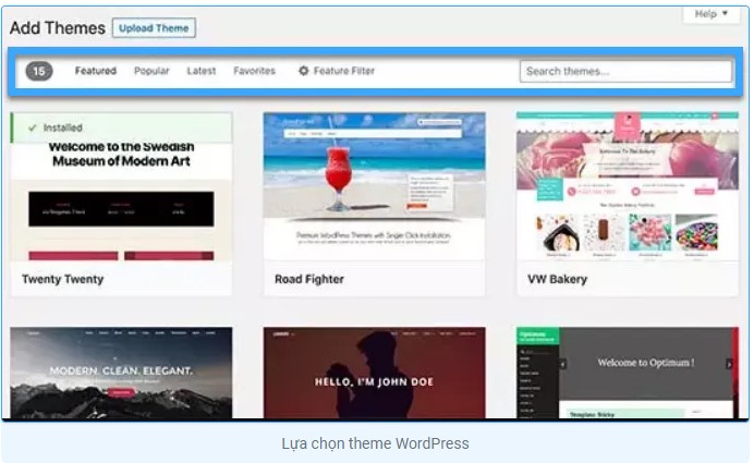 Theme là gì,  theme WordPress, kiến thức về theme WordPress