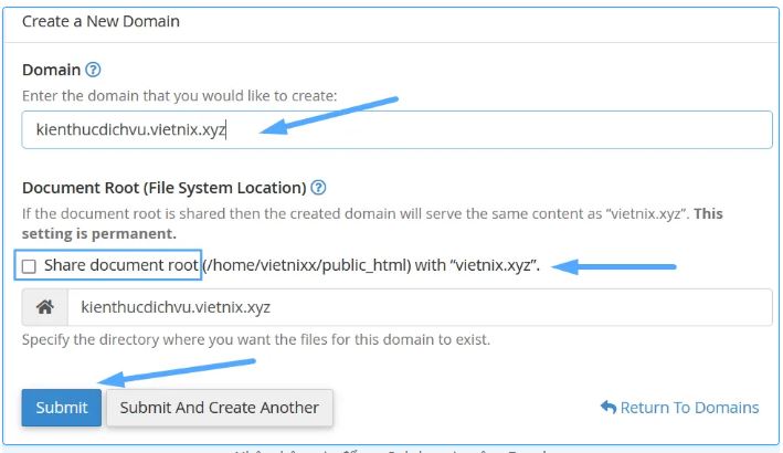  Subdomain trên cPanel, Sharecode.vn hướng dẫn tạo Subdomain ,  cPanel 