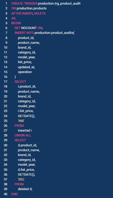 Trigger,  SQL, Trigger SQL Server