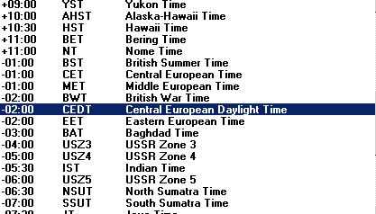 php code, Time Zones, php tips, GMT, tạo danh sách time zone