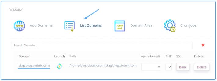 sharecode.vn ,  hướng dẫn 4 bước sử dụng WordPress , 4 bước sử dụng WordPress Staging trên CyberPanel